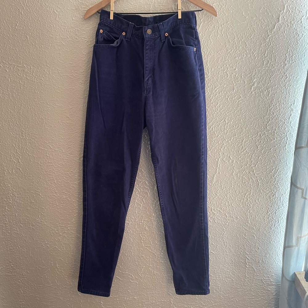 Rare Vintage Levi 912 Orange Tab Indigo Jeans